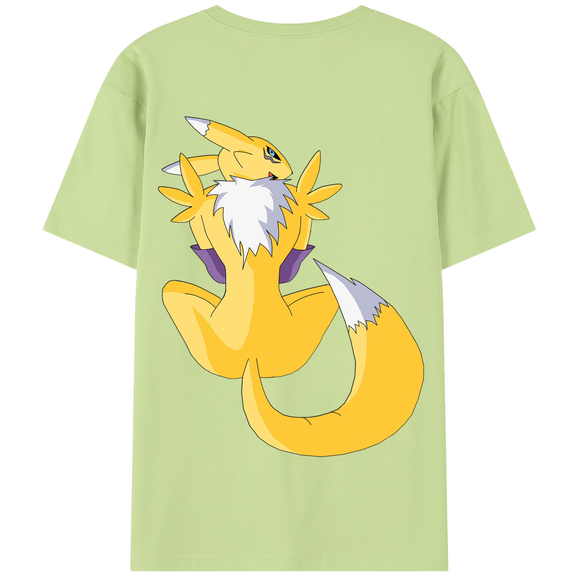 （画像用） Digimon デジタルモンスター/デジモン 綿100％半袖Tシャツ（背面プリント）